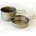 Feu érable Horizon-3 casseroles extérieur anti-adhésif casseroles set casseroles camping titane